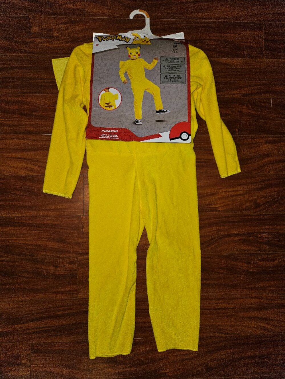Pokemon Pikachu Children's Halloween Costume Size Small (4-6) by Disguise - NEW
